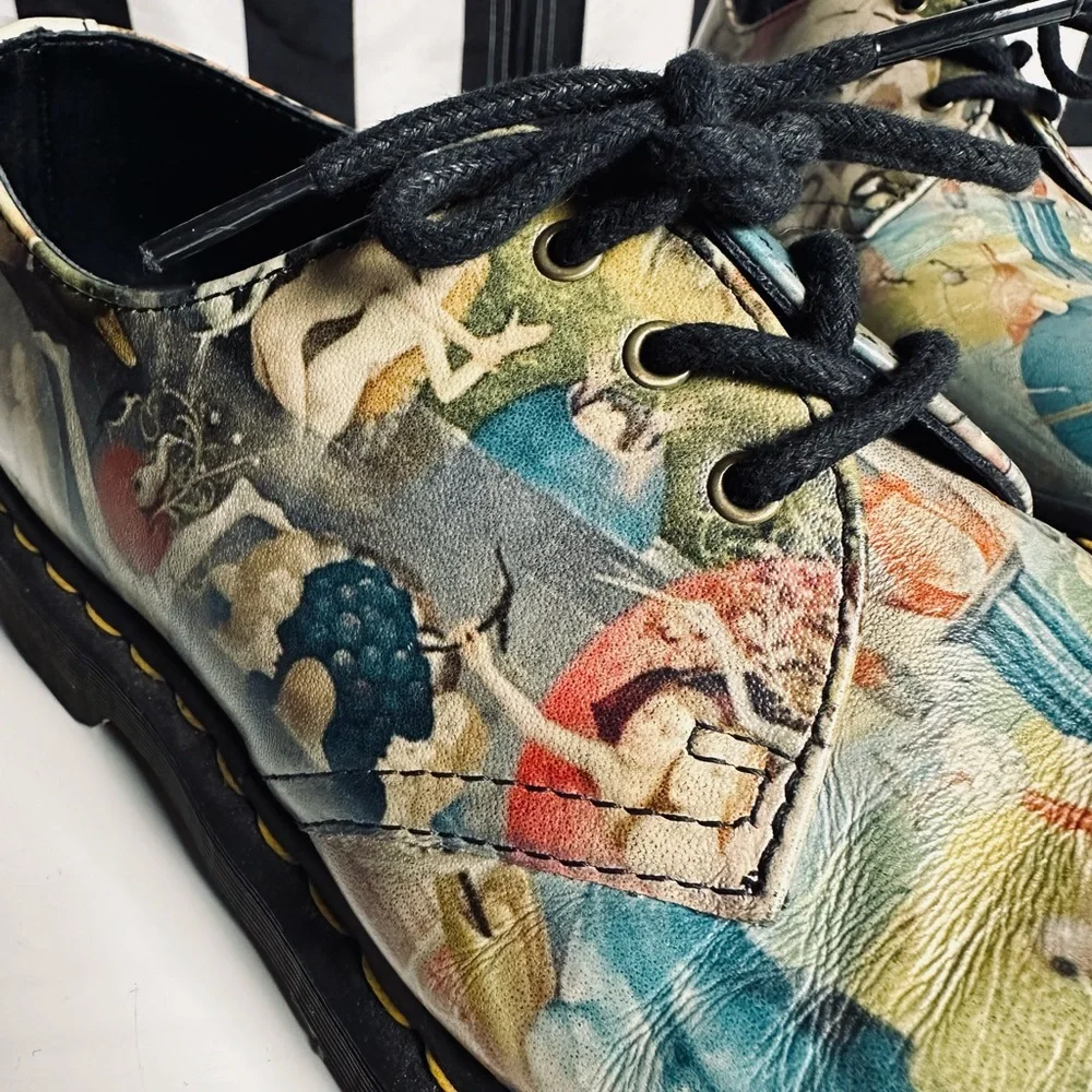 Dr. Martens RARE Hieronymus Bosch Garden of Earthly Delights Heaven Shoes - Picture 2 of 10
